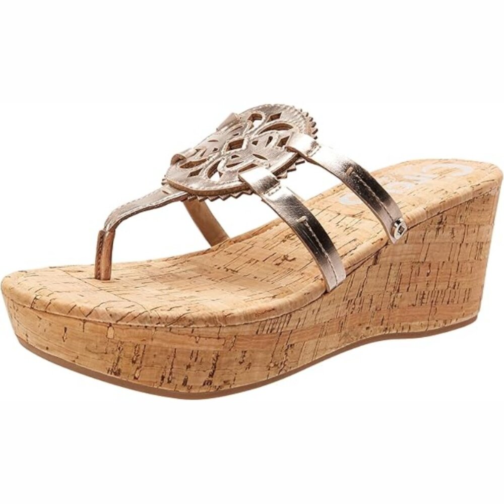 Circus by Sam Edelman Like New Rocky Cork Platform Wedge Thong Sandals 7M